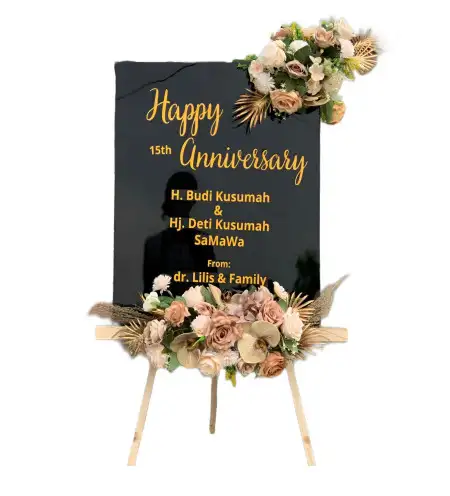 Papan Bunga Akrilik Weime